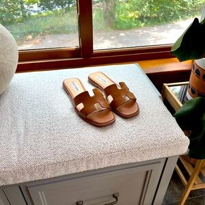 Steve Madden hadyn sandals cognac leather size 6.5